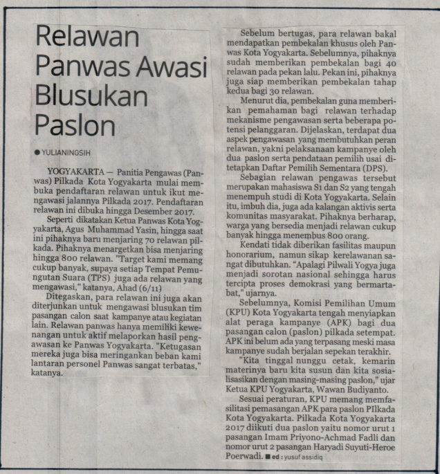 Kliping jogja terbaru